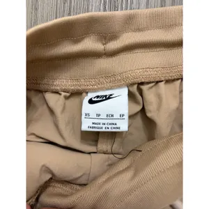 Nike Women's DQ6809-200 Essential Woven High Rise Joggers Beige XS thumbnail 3
