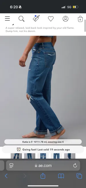 Low-Rise Jeans American Eagle thumbnail 3