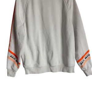 White Fox SDX WFA White Logo Striped Crewneck Long Sleeve Sweatshirt Size Small thumbnail 3