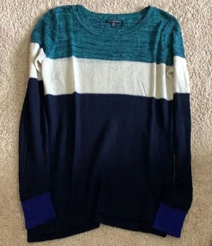American Eagle Color block sweater thumbnail 1
