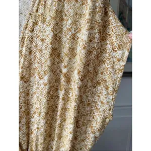 Dress Forum Dijon Mustard Batik Style Print Open Leg Jumpsuit S thumbnail 8