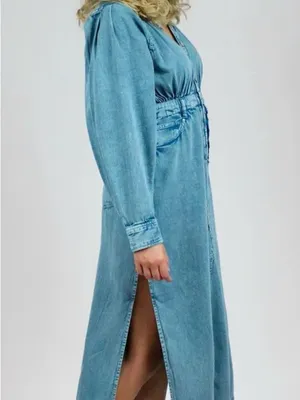 Free people Jean dress thumbnail 5