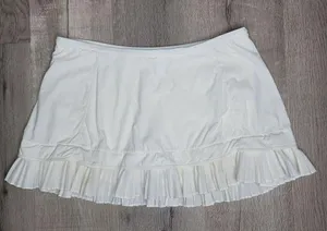 Lululemon City Sky Run By Skirt White size 10 pockets ruffle tennis skirt thumbnail 7