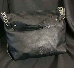 Simply Vera Vera Wang Black Shoulder Bag With Chain Strap thumbnail 1