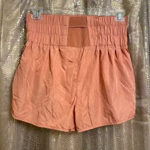 Free People Movement Brushed Apricot The Way Home Shorts Large NWOT thumbnail 2