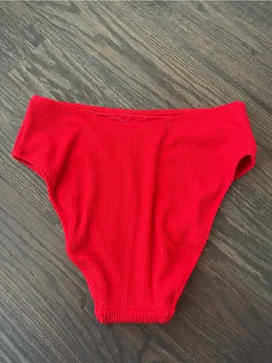 Show Me Your Mumu Sail Bikini Bottoms size XL Red Hot Tamale Scrunch NWOT thumbnail 7