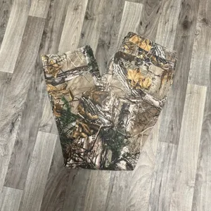 Vintage Realtree Xtra Camo Pink Lined Straight Leg Pants Size 14 thumbnail 7