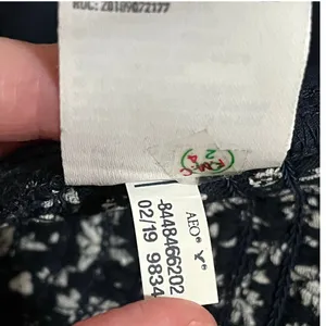 NWT L American Eagle Floral Halter Crop Top Smocked Preppy Coastal Vacation $25 thumbnail 13