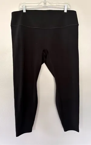 Fabletics PureLuxe Black High Waisted Leggings 3X Short thumbnail 1