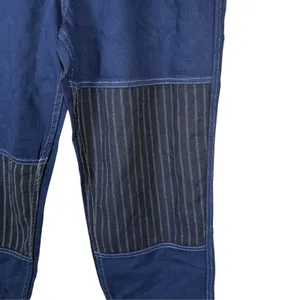 Sandrine Rose NWT Pants Women's 27 Navy Patchwork Workwear Indie Utility Ankle thumbnail 6