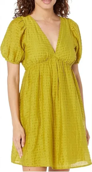 Madewell Kirkley Green Dress thumbnail 1