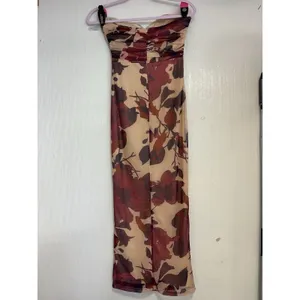 CHELSEA AVENUE TALLULAN MIDI DRESS -color PLUM Size S thumbnail 6