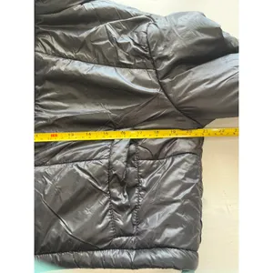 ANWND Cropped‎ Puffer Jacket Full Zip Quilted Lightweight Black Size S thumbnail 7