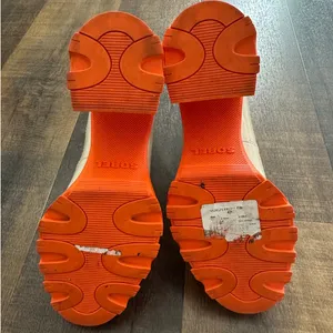 Sorel Women's Brex Orange Heel Lug Sole Chelsea Boots Size 9 thumbnail 8