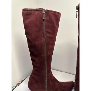 Impo WineSuede Pointed Toe Kitten Heel Slouch Boots Size 6.5 thumbnail 7