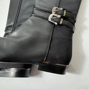 White House‎ Black Market Alexa Tall Boot High Zip Leather Riding Womens 7.5 thumbnail 5