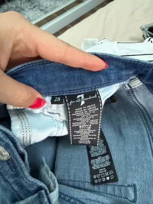 7 For All Mankind Skinny Jeans High-Waisted thumbnail 4
