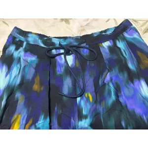 Calia Pants Opulent Blossom Blue Women’s XS Wide Leg Pull On Tropical Resort thumbnail 8