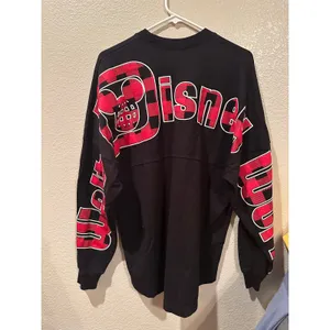 NWOT Disney Parks World Spirit Jersey Buffalo Check Holiday Plaid Red Black M thumbnail 4