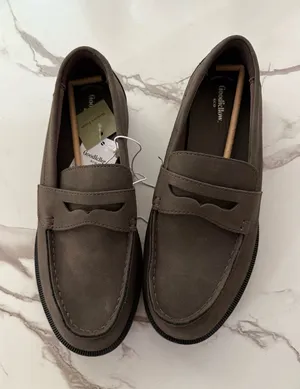 Goodfellow & Co Men’s Suede Penny Loafers – Brown Memory Foam Slip-On Dress Shoes NWT thumbnail 1