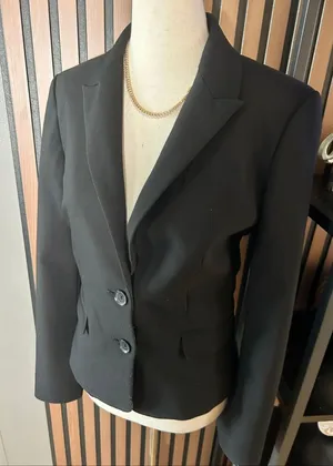 Express black form fitting blazer size 6 office blazer office wear thumbnail 1