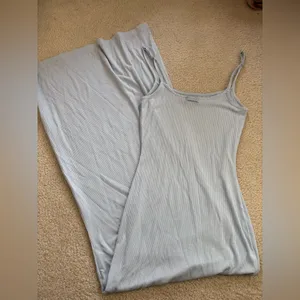 Skims Soft Lounge Blue Maxi Dress thumbnail 4