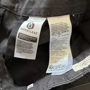 Levi's Premium Loose Cargo Pants Womens Size 23 Black Wide Leg Cotton Y2K thumbnail 4