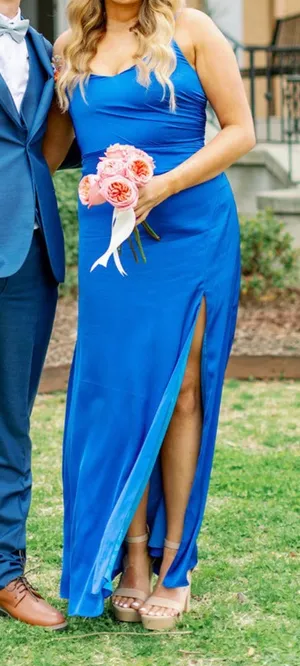 Birdy Grey Bridesmaid Dress Blue thumbnail 1