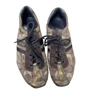 Coach Kate Womens Brown Leather & Suede Sneakers Size 7.5M SKU 9199 thumbnail 13