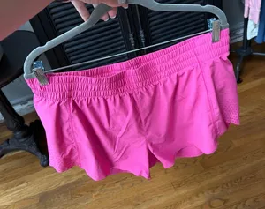 Athleta pink shorts women's XL thumbnail 1