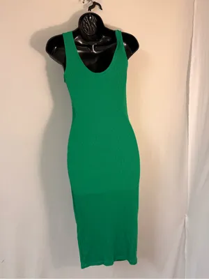 Ambiance Sleeveless Green Midi Bodycon Dress thumbnail 2