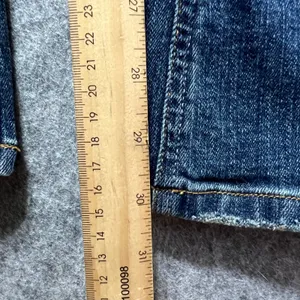 Vintage Y2K No Boundaries Flare Jeans Low Rise Wide Leg Denim‎ Blue Juniors 5 thumbnail 5