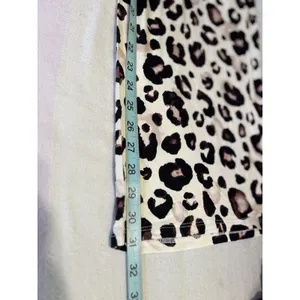 Stars Above Leopard Print Pajama Pants Size 2X Wide Leg Elastic/Tie Waist thumbnail 9