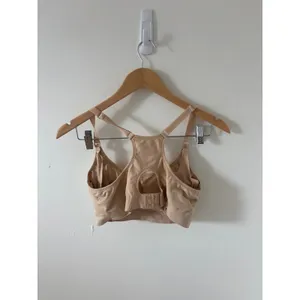 Cake Maternity Seamless Nursing Bra Beige Nude Racerback Size M Wireless Tan Size M thumbnail 2