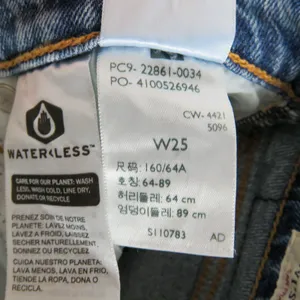 Levi's Wedgie High Rise Straight Leg Jeans Dark Wash Size 25 NWT thumbnail 8