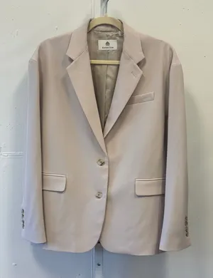 Aritzia Babaton Agency Blazer Relaxed Single-breasted Wool Blazer‎ Jacket Career thumbnail 1