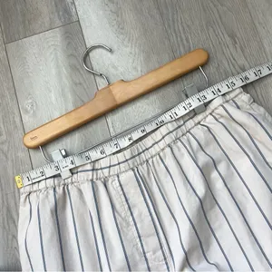 Wilfred Striped Pants organic cotton straight leg womens Cream (large) nautical thumbnail 3