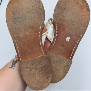 Stephan Bonanno Palm Beach Jack rogers Wide Flat Sandal sz 8 thumbnail 5