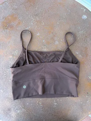 Lululemon Wunder Train brown Strappy Tank Top Size 6 #activewear #yoga thumbnail 3