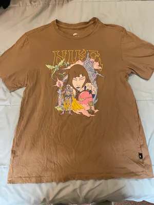 Nike Fantasy Graphic Haze Mystic Magic Shirt Tan thumbnail 1