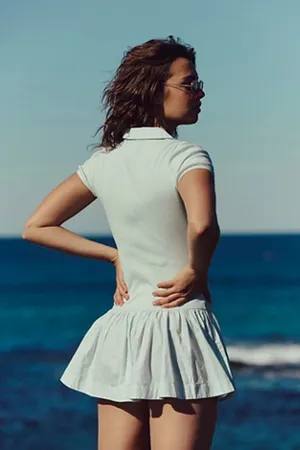 Free People Classic Charm Mini Dress thumbnail 4