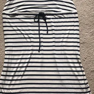 Striped‎ stretch tie waist midi dress thumbnail 3
