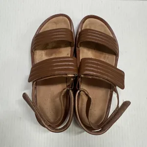 Madewell Emmalee Sandals Womens Size 9 39.5 Brown NW037 Quilted Strap Platform thumbnail 4