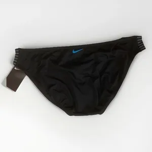 NEW Nike Bikini Bottom Swimsuit Size XLARGE Black Blue Side Stripe Sport Swimwea thumbnail 4