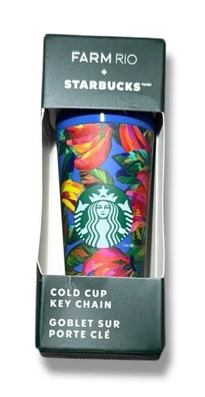 FARM‎ Rio x Starbucks Banana Mix Cold Cup Keychain thumbnail 1