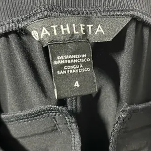 Athleta Nolita Slim Tapered Crop Black pant size 4 thumbnail 10