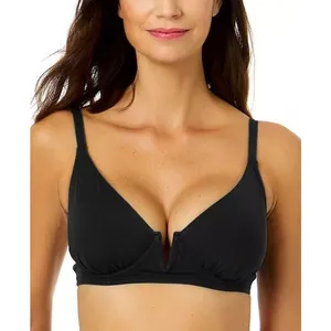 NWT Anne Cole V Wire Elongated Underwire Top thumbnail 1