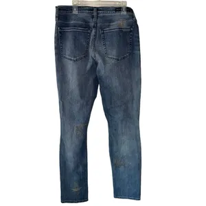 Rock & Republic Berlin Jeans‎ Size 14 Distressed Embellished Birds Skinny Blue thumbnail 4