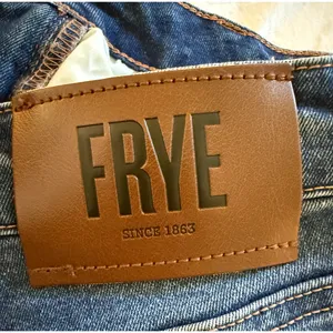 FRYE Jeans Womens Size 4 Blue Denim Straight Leg Mid Rise Medium Wash Preppy thumbnail 8