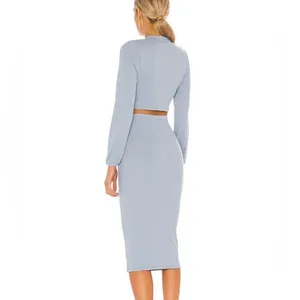 Superdown Lena Ribbed‎ Midi Skirt thumbnail 3